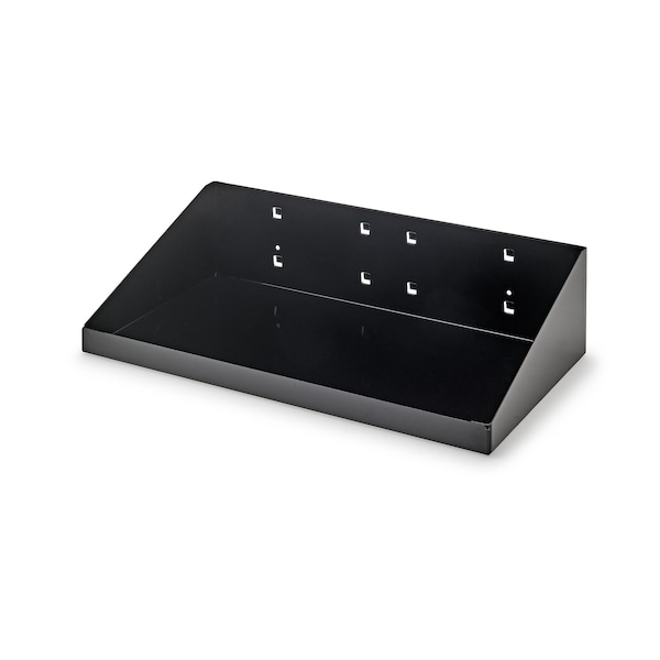 Triton Products 12 In. W x 6 In. D Black Epoxy Coated Steel Shelf for LocBoard 56126-BLK - main